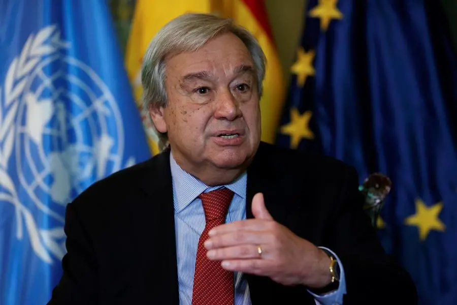 Il segretario generale Onu Antonio Guterres (Ansa)