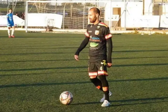 Stefano Mereu, centrocampista, prelevato dall'Atletico Uri (foto L'Unione Sarda - Tellini)