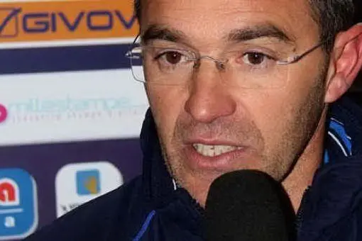 Giuseppe Bacciu, l'allenatore della Dorgalese