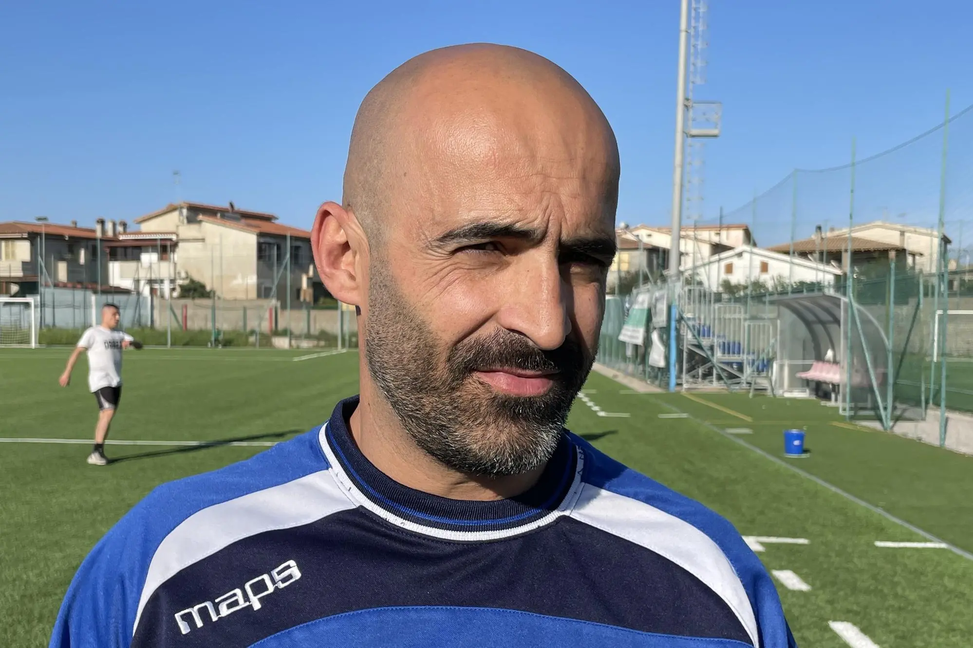 Giampiero Loriga, allenatore dell'Usinese capolista del Girone B di Promozione (foto Spignesi)