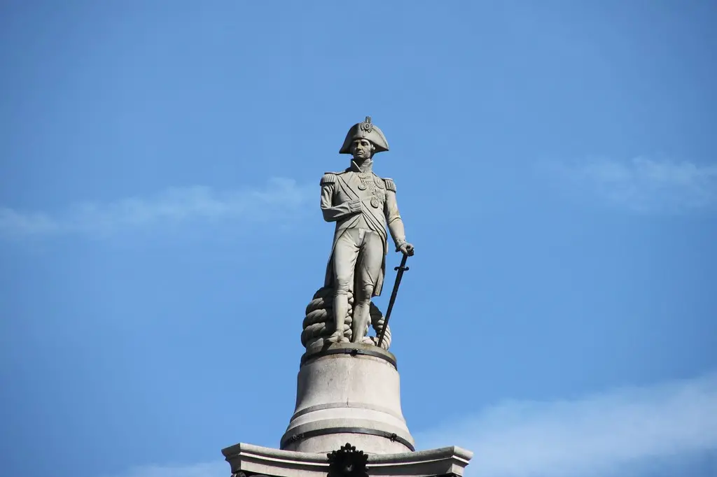 La statua dedicata all'ammiraglio Nelson a Trafalgar Square (foto flickr)