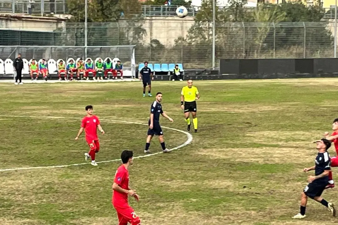 Un'immagine di Biancu nel derby tra Olbia e Monastir (foto Ilenia Giagnoni)