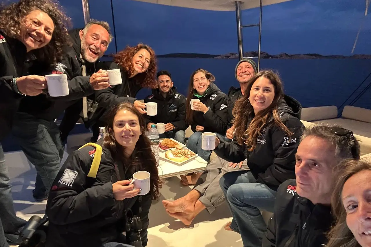 Ricercatori a bordo dell'Argo