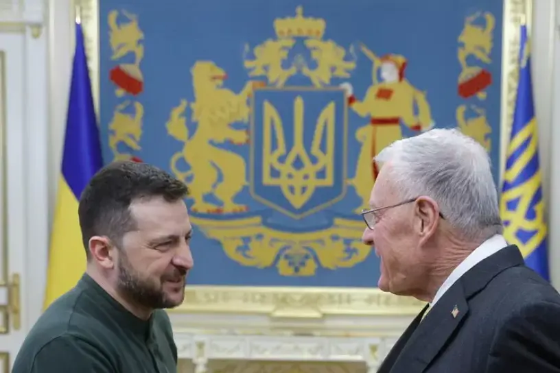 Zelensky e Kellogg