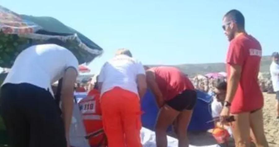 Svečnik doživel usodo na plaži v Arborei