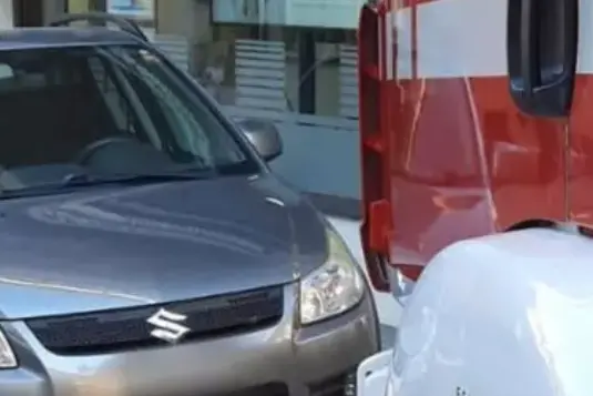 Il luogo della tragedia (Foto Vigili del fuoco)