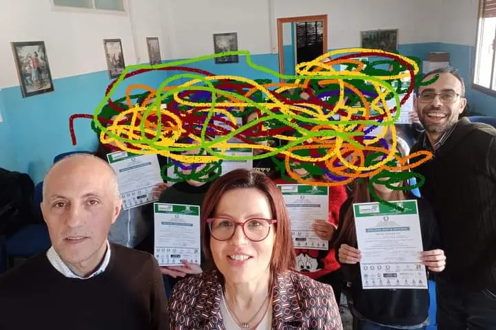 Lo staff del progetto (foto concessa)
