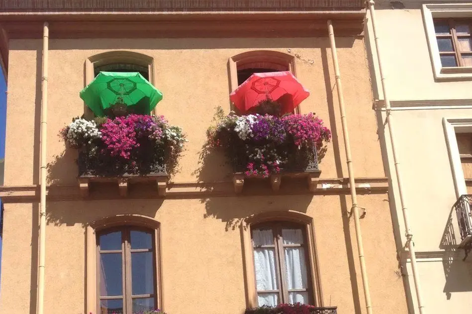 Balconi fioriti ad Iglesias