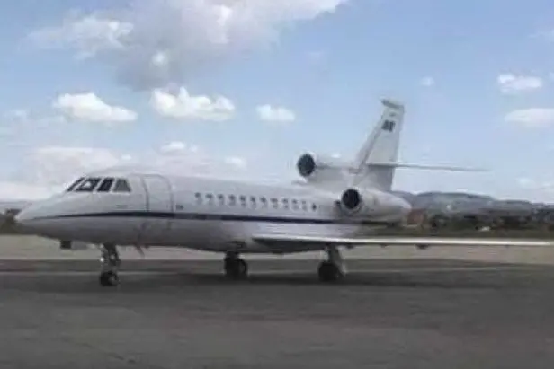 Un falcon utilizzato per i trasporti sanitari urgenti (foto Aeronautica Militare)
