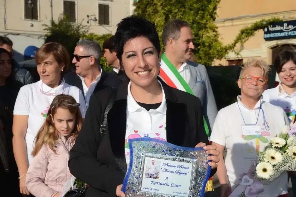 Katiuscia Canu ha vinto il Premio Bontà