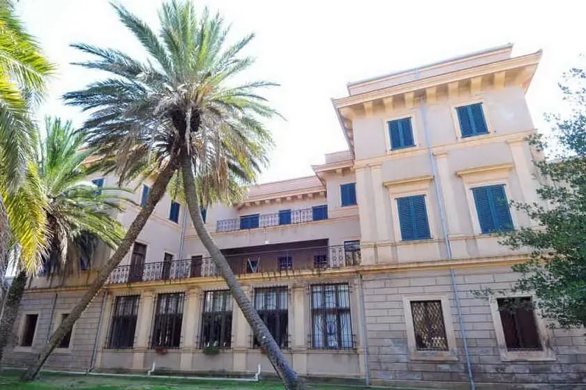 Villa Bellavista, sede del Parco Geominerario (Archivio Unione Sarda)