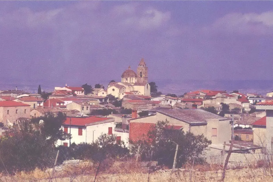 Una panoramica di Villanovafranca