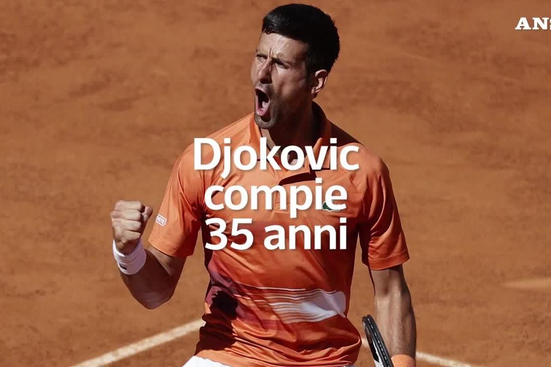 Novak Djokovic compie 35 anni