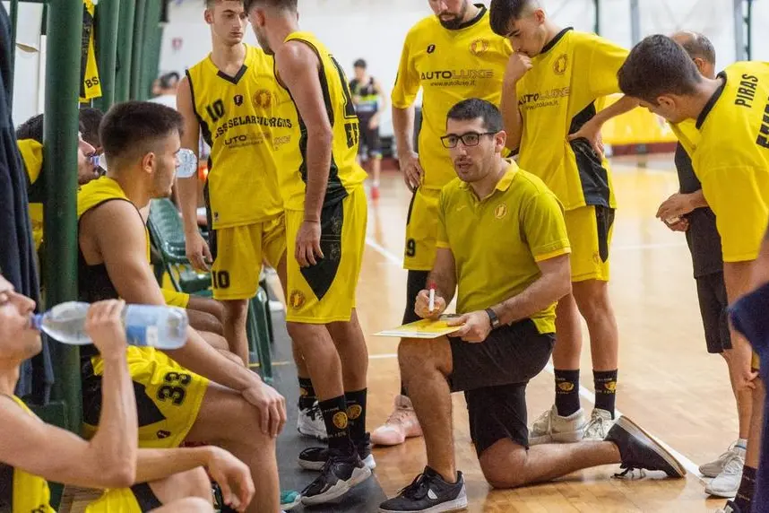Roberto Frau, coach del San Salvatore Selargius (foto Basket San Salvatore)