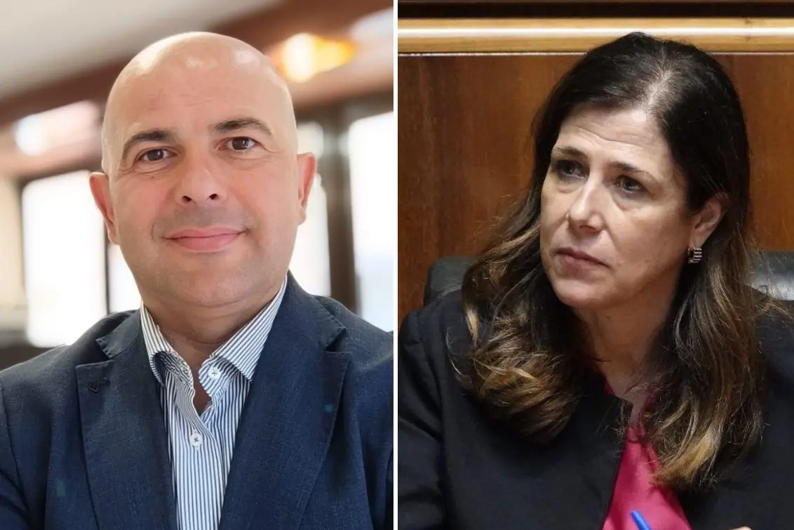 Fausto Piga e Alessandra Todde