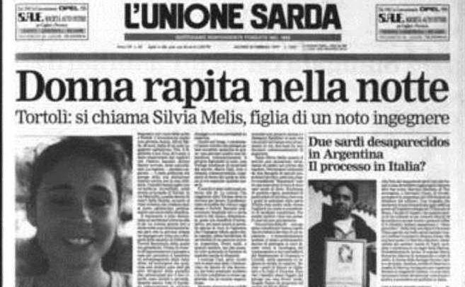 #AccaddeOggi: 20 febbraio 1997, viene rapita Silvia Melis, giovane 27enne di Tortolì