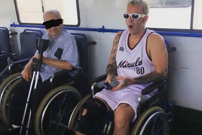 La foto pubblicata da Salmo su Instagram