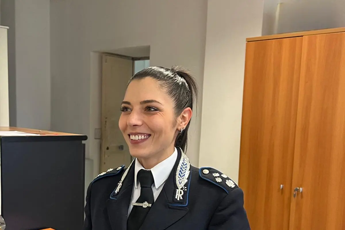 Sonia Condemi, la nuova comandante di reparto del carcere di Alghero (foto concessa)