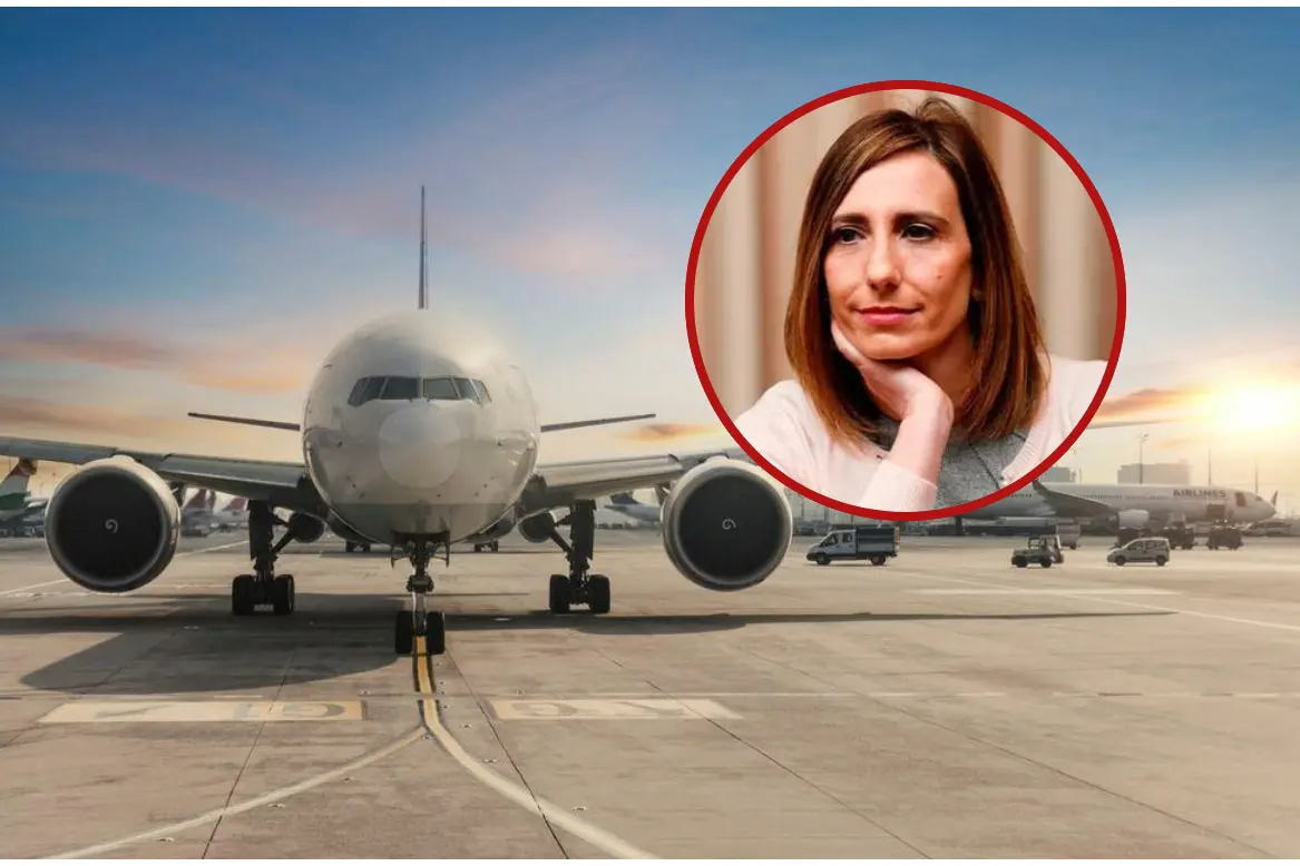 Continuità territoriale, a destra l'assessora Barbara Manca (foto ufficio stampa/Archivio)