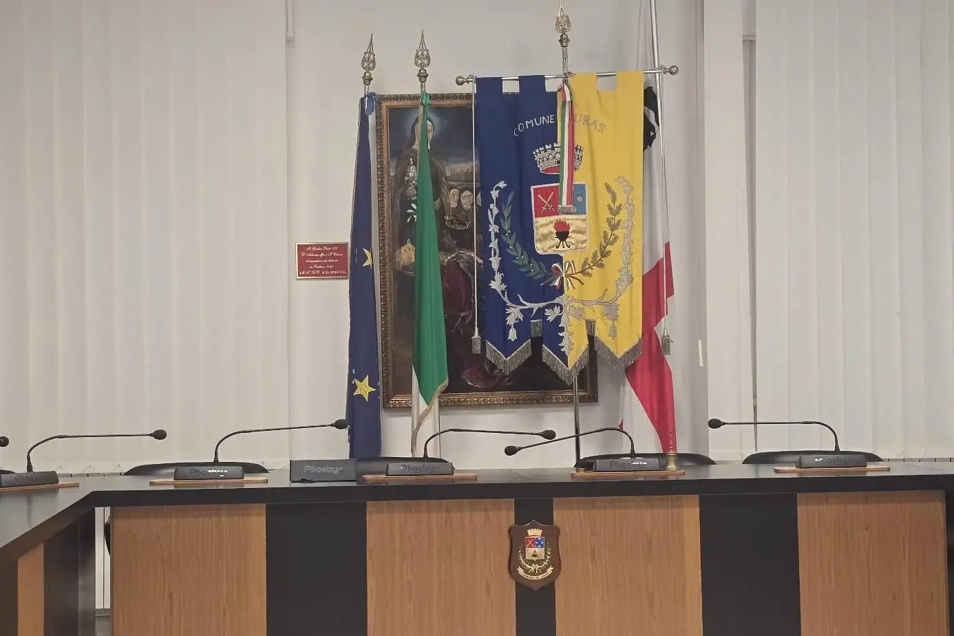 L'Aula del Consiglio (Foto Sara Pinna)