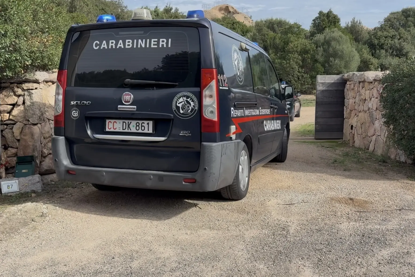 I carabinieri del Ris a Conca Entosa