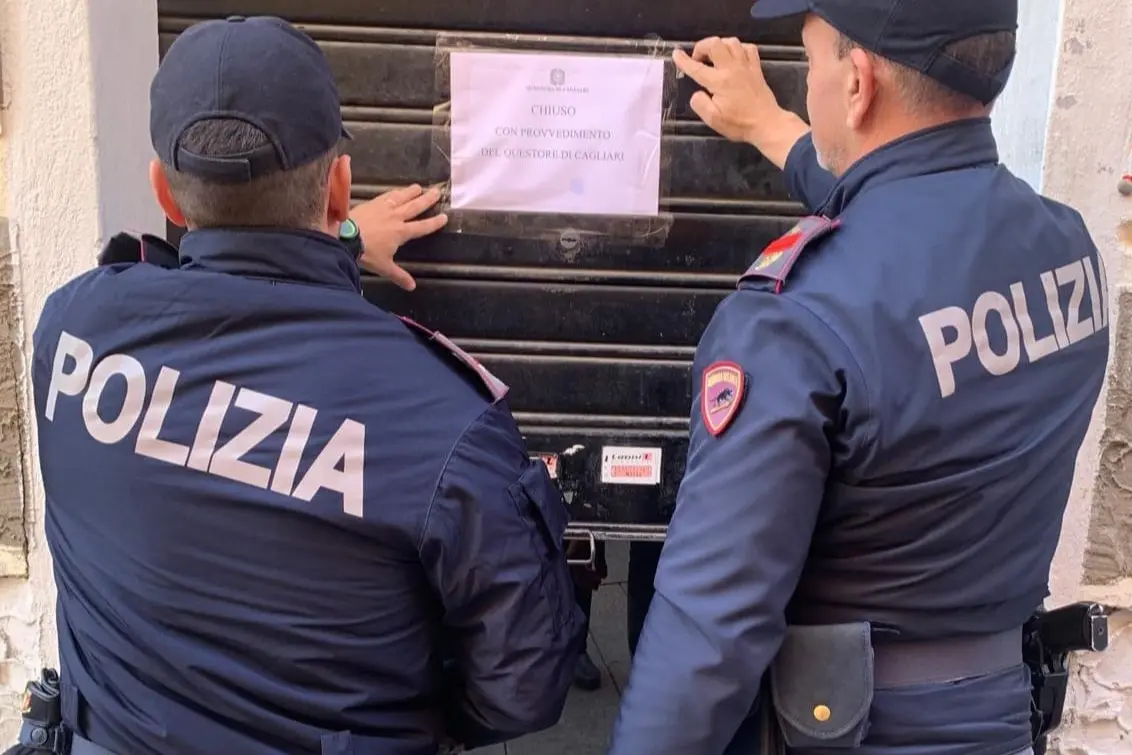 Il locale chiuso alla Marina