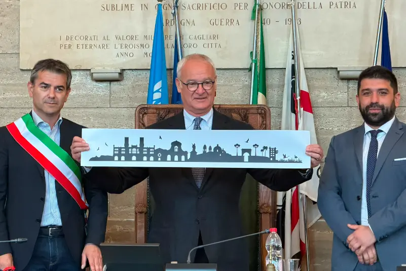 La cerimonia a Palazzo Bacaredda (foto Madeddu)
