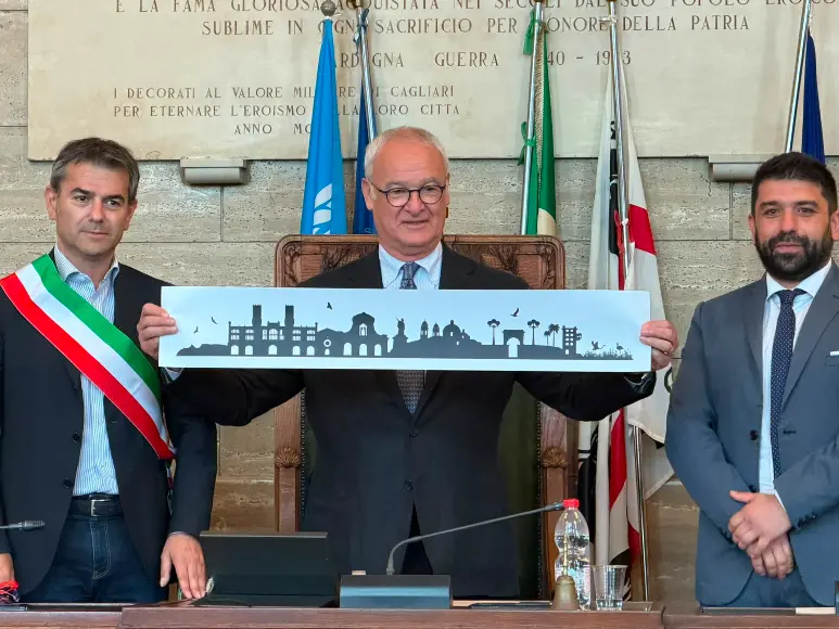 La cerimonia a Palazzo Bacaredda (foto Madeddu)