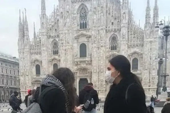 Piazza Duomo a Milano (archivio L'Unione Sarda)