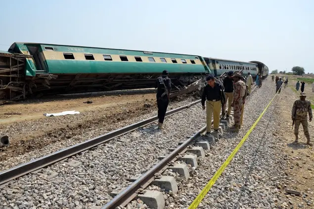 L'incidente (foto Ansa)
