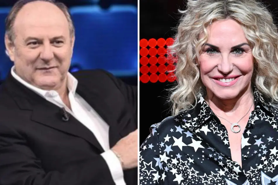 Gerry Scotti e Antonella Clerici (Ansa)