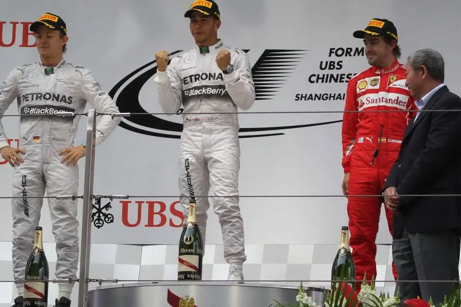 Il podio del Gran Premio