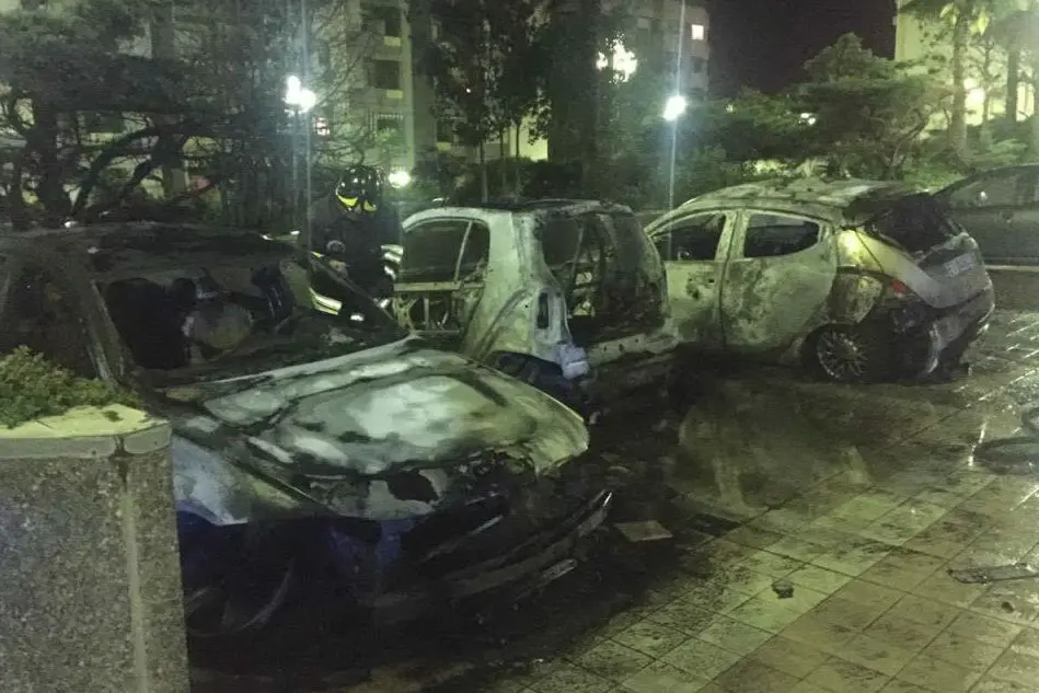 Le auto distrutte