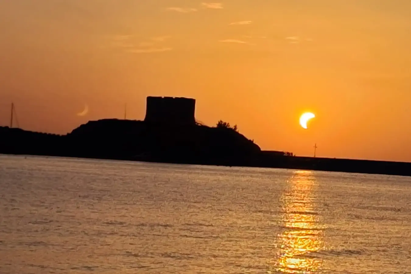 L'eclissi vista dalla Sardegna: le immagini dei lettori