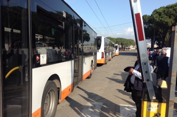 Sciopero dei mezzi pubblici, disagi a Cagliari e nell’Isola (foto Ansa)