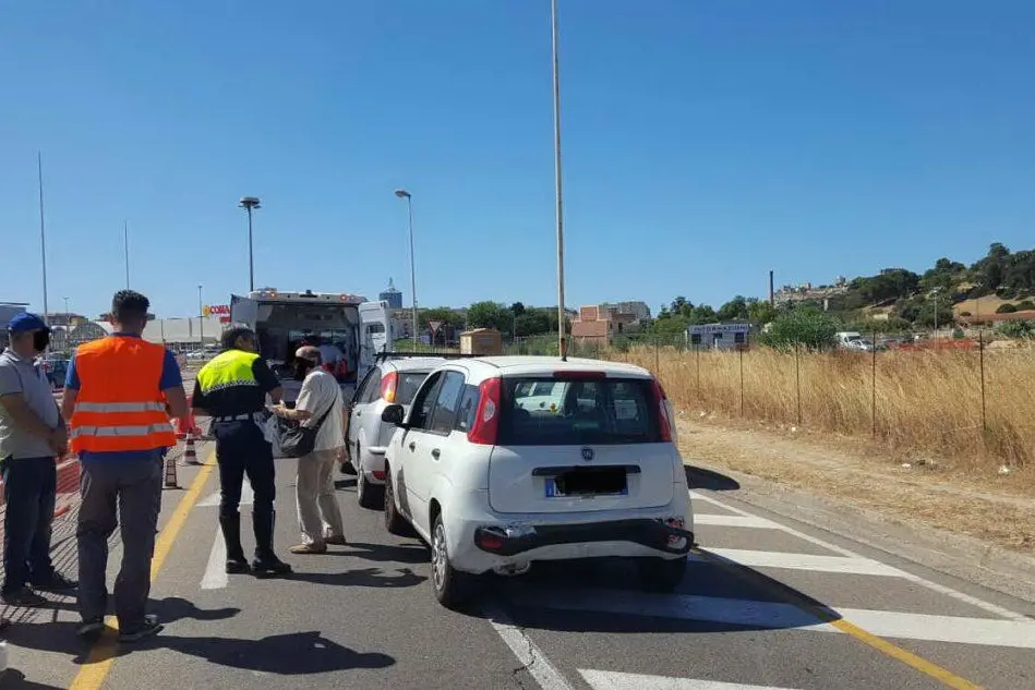L'incidente in via dei Valenzani