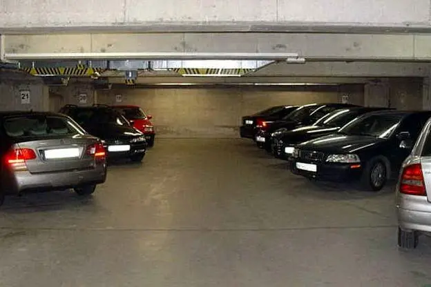Un garage sotterraneo