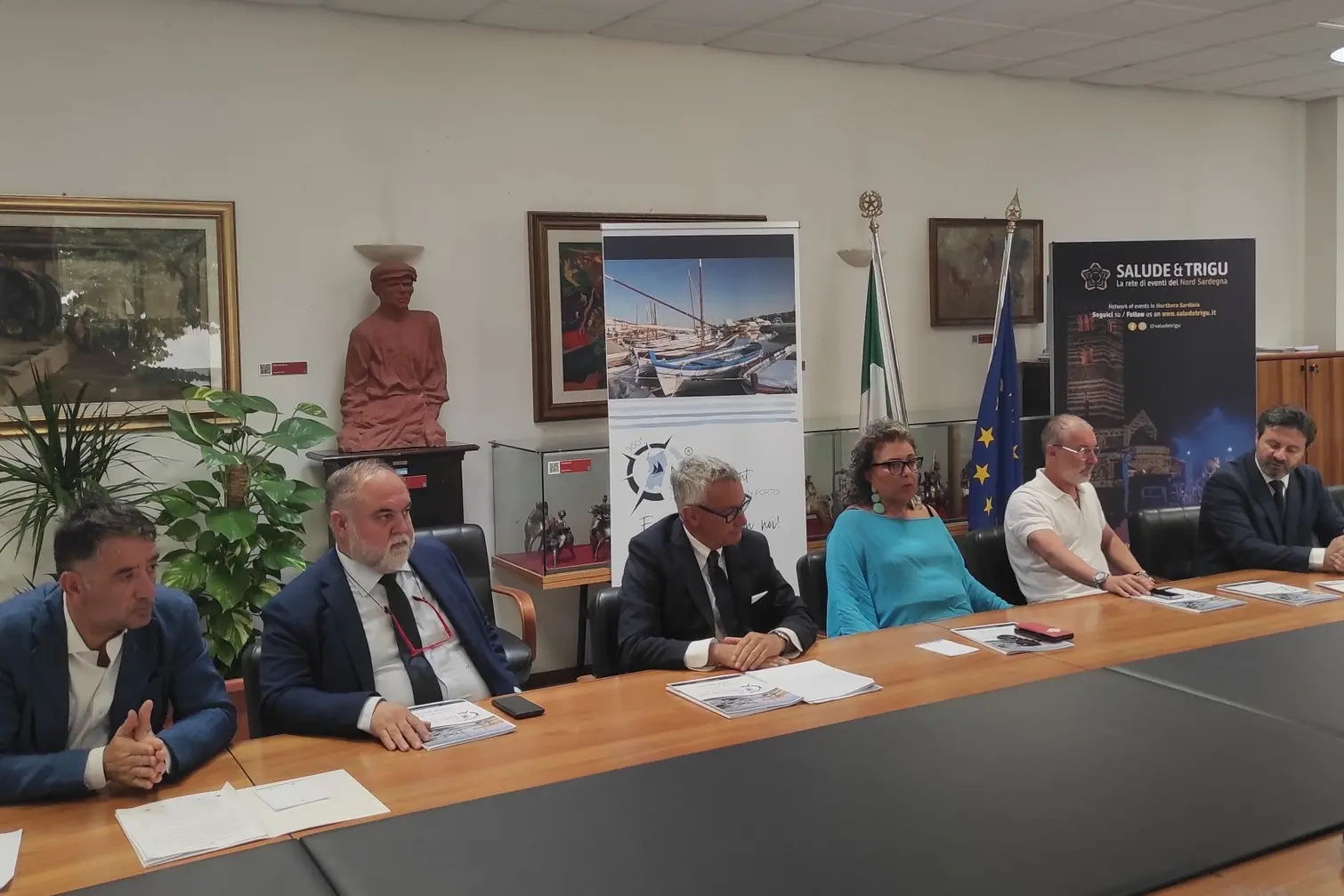 La conferenza stampa di presentazione (foto G. Marras)