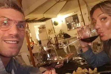 Clemente Russo con la moglie Laura