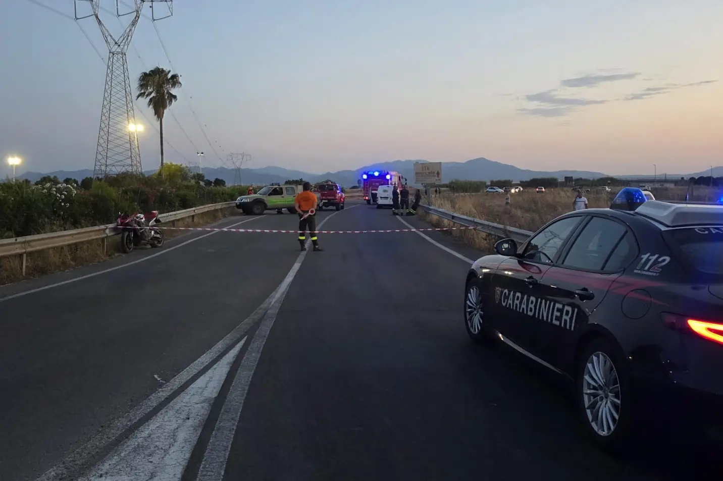 Il luogo dell'incidente costato la vita a Francesco Mameli (Foto: Sara Saiu)
