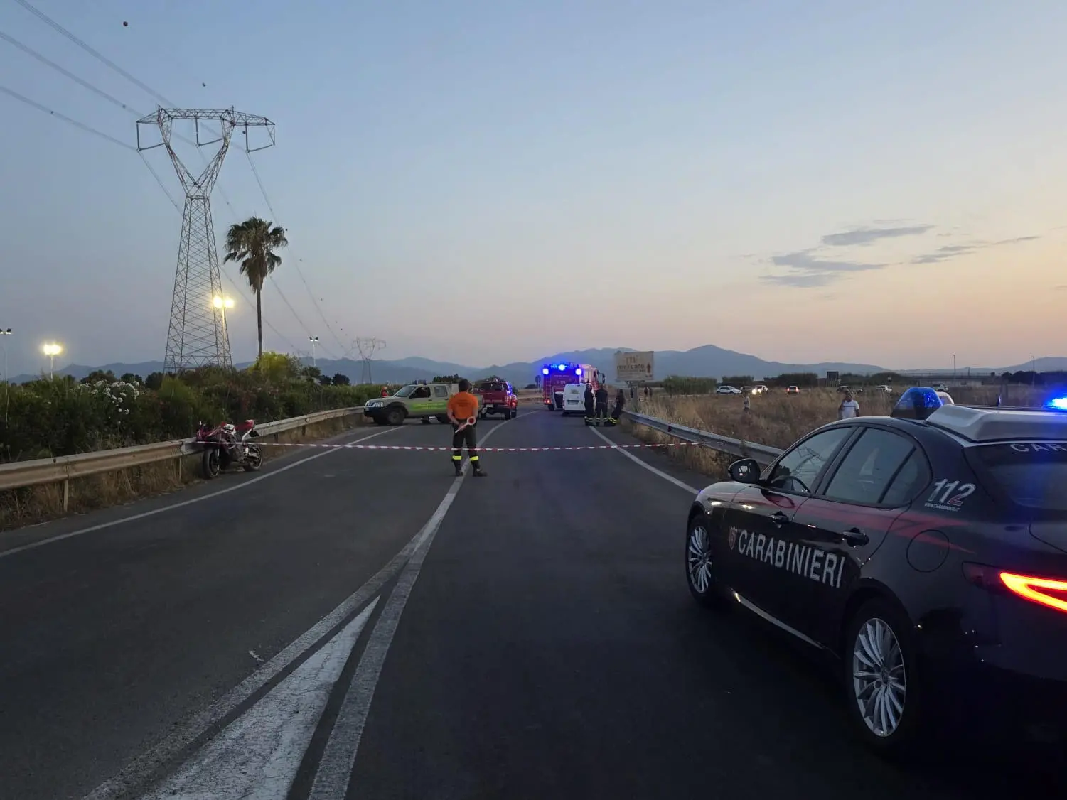 Il luogo dell'incidente costato la vita a Francesco Mameli (Foto: Sara Saiu)