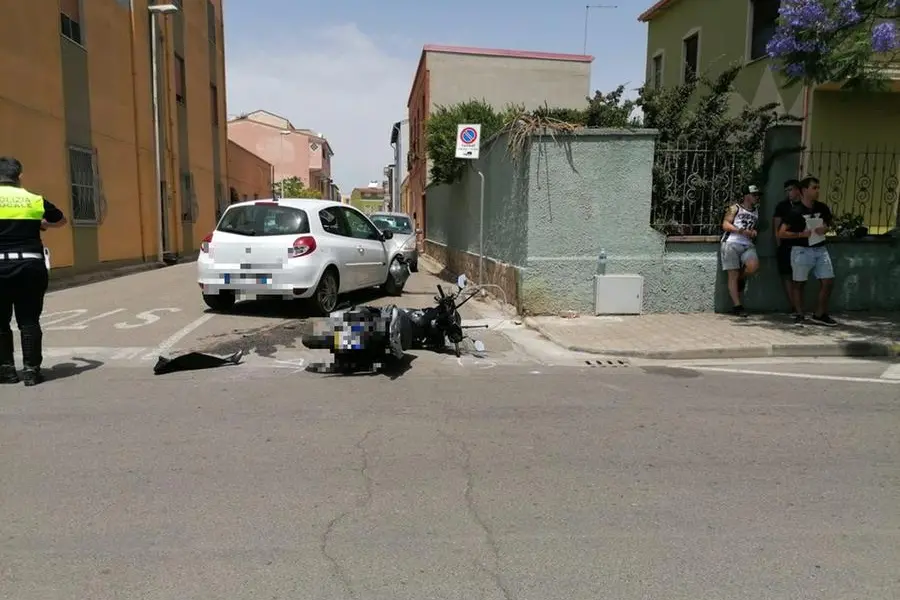 L'incidente (foto L. Ena)