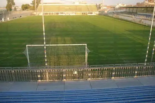Lo stadio "Nespoli" di Olbia