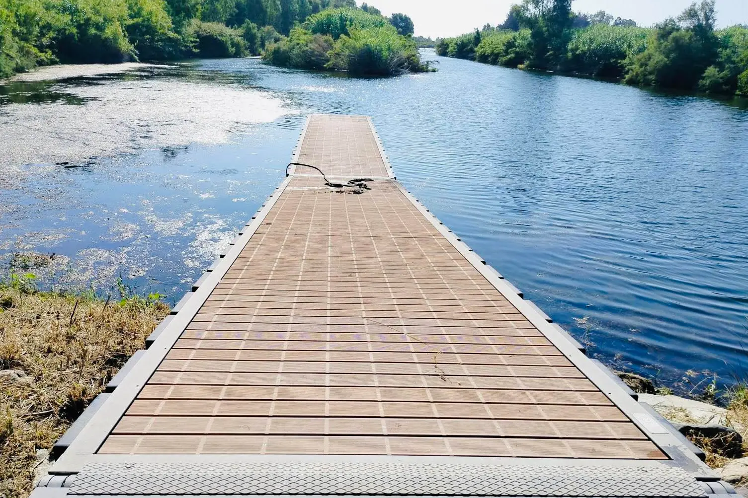Il pontile mobile a Villaputzu