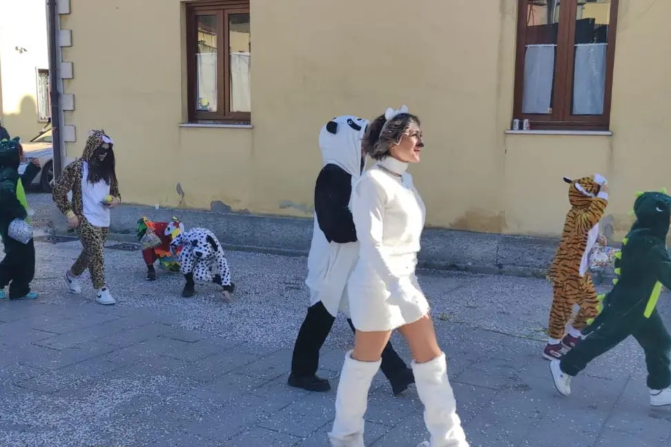 La sfilata dello scorso carnevale (foto Pro loco Guamaggiore)