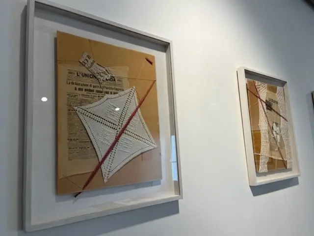 Opere di Maria Lai esposte al museo del Costume