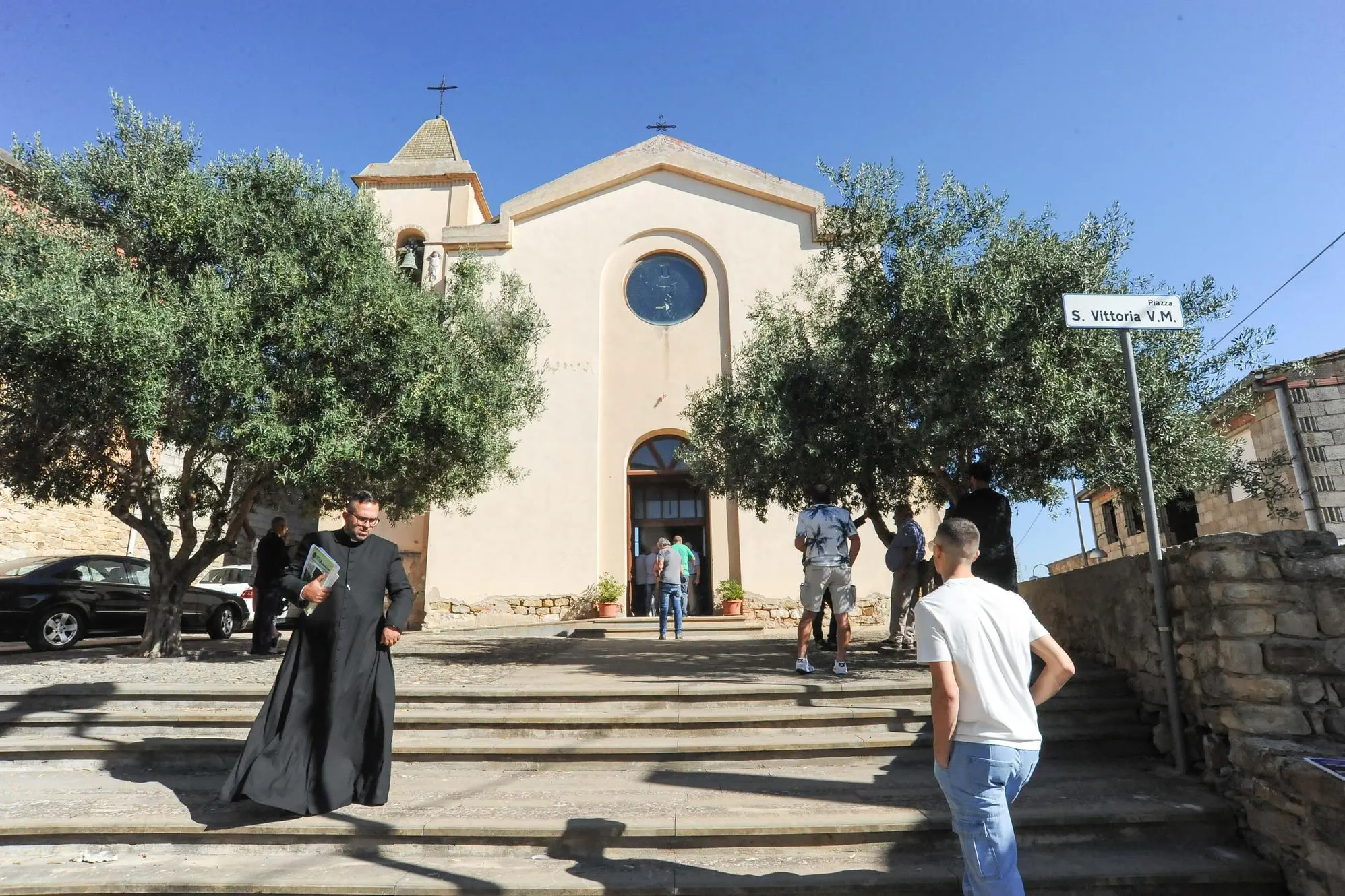 La chiesa parrocchiale di Seuni