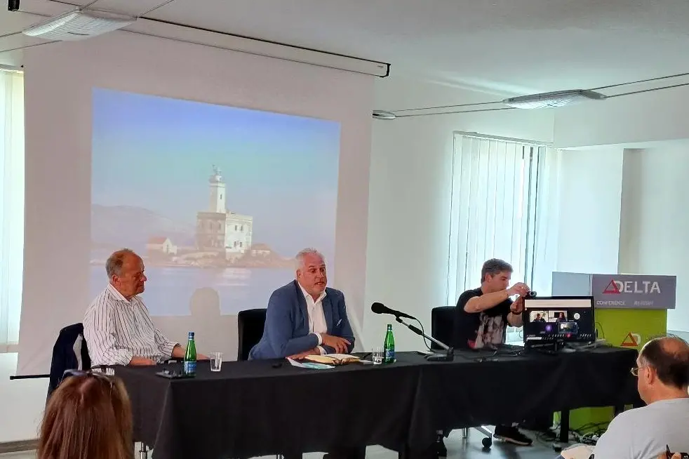 La conferenza stampa di Benno Räber e Klaus Schwerdtfeger (foto Ilenia Giagnoni)