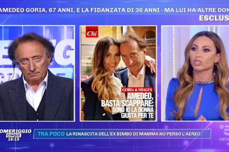 Un frame da Pomeriggio 5