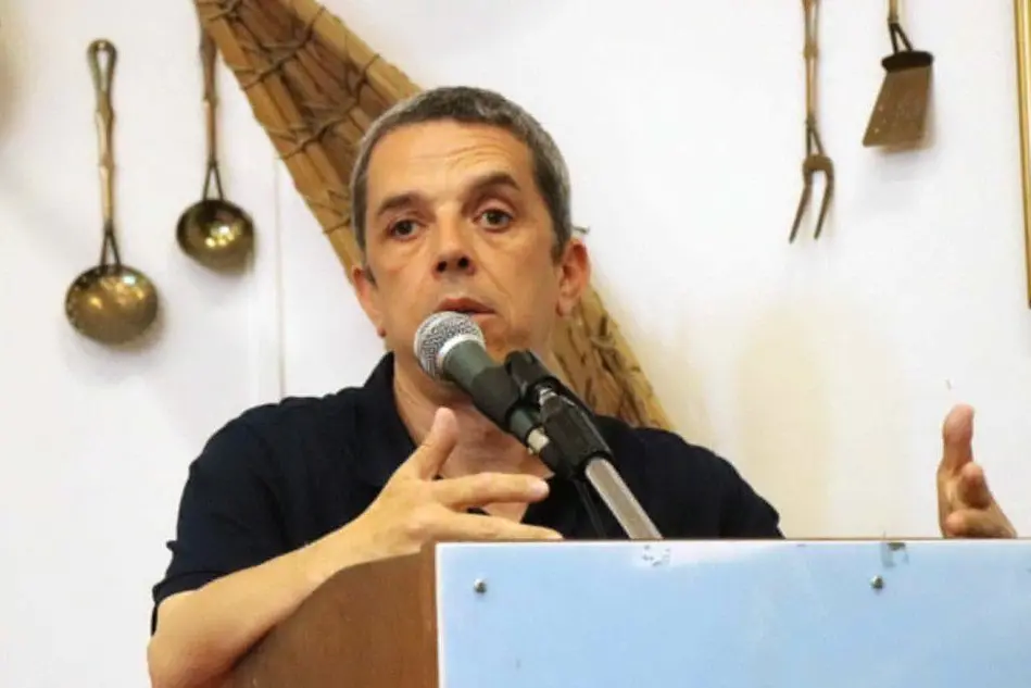 Il sindaco di Villanovaforru Maurizio Onnis (foto Antonio Pintori)